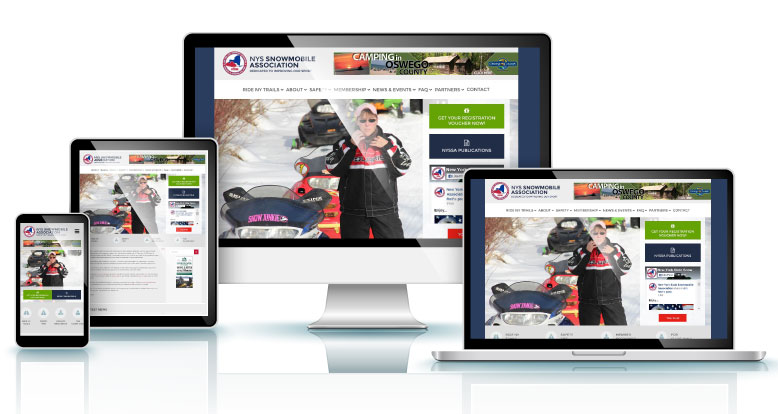NYS Snowmobile Association website example